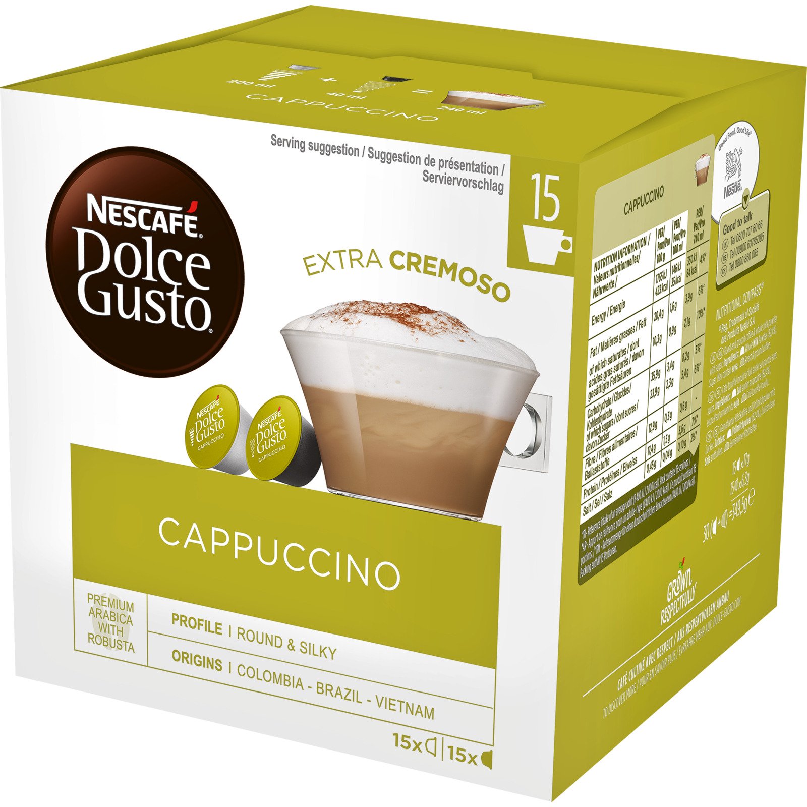 Nescafé Dolce Gusto Cappuccino 30 Kapseln