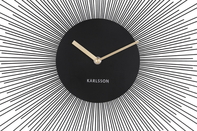Wall Clock Peony KA5817BK Black