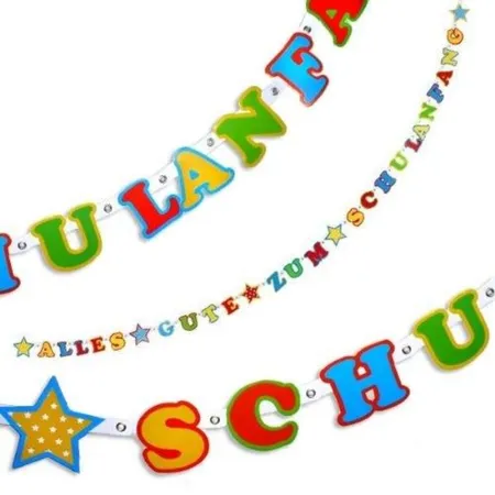 Trendhaus 935304 Girlande Mein 1.Schuljahr Alles Gute zum Schulanfang