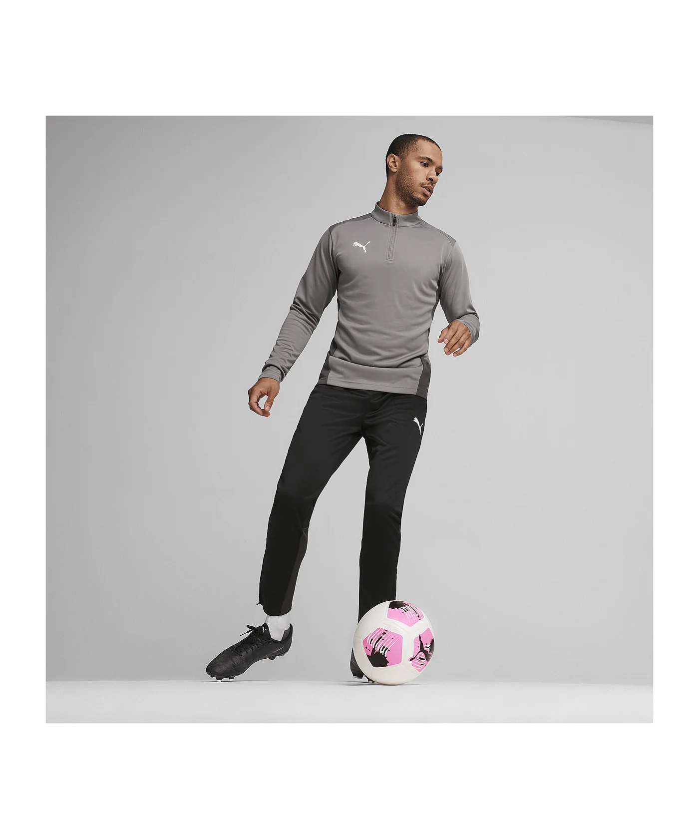 PUMA teamGOAL Training 1/4 Zip Sweatshirt Grau F13