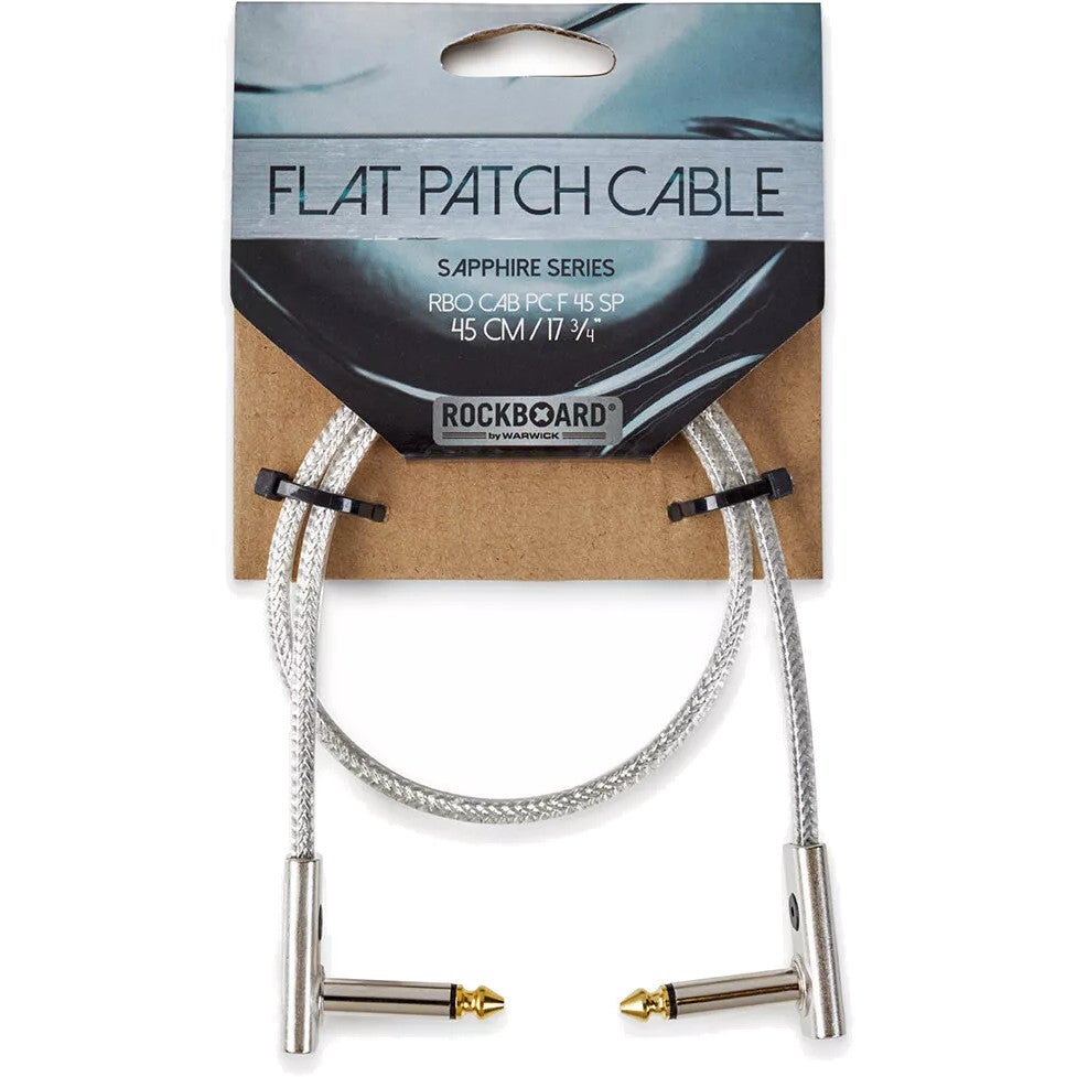 RockBoard Sapphire Series Flat Patch Cable transparant 45 cm