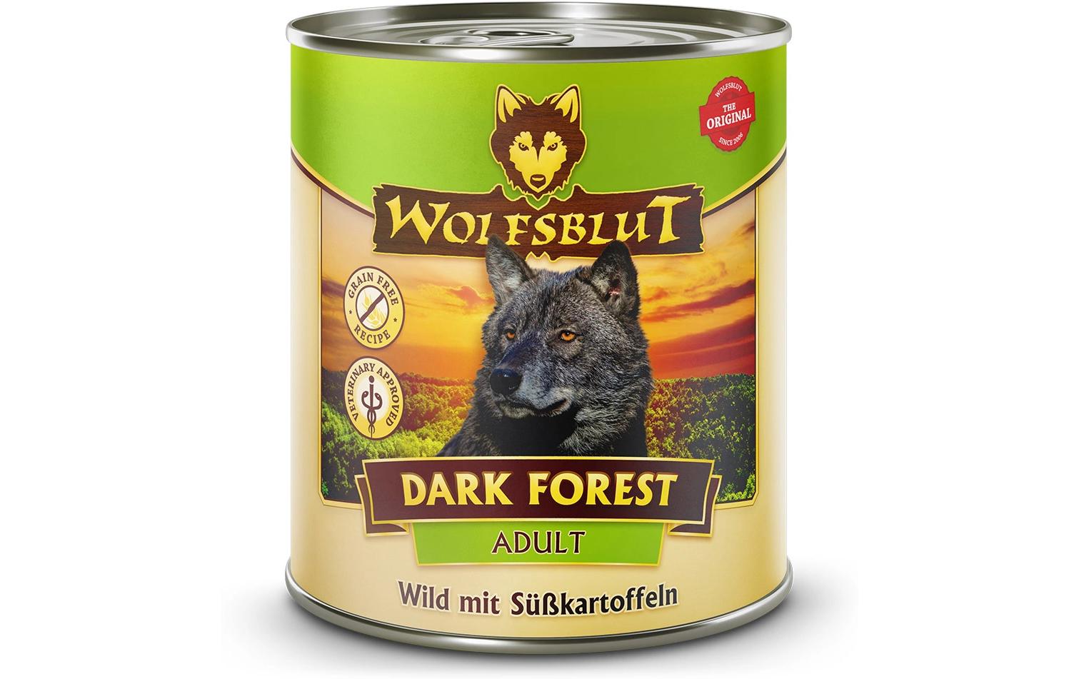 Nassfutter Dog Dark Forest, 800 gAlleinfuttermittel für ausgewachsene Hunde