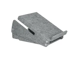 BakkerElkhuizen Ergo-Top 320 Circular, Laptop stativ, Grå, Plast, Stål, 35,6 cm (14