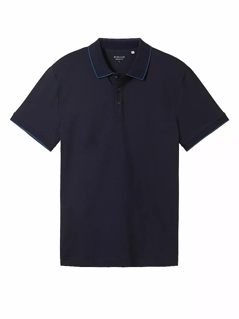 TOM TAILOR Poloshirt dunkelblau