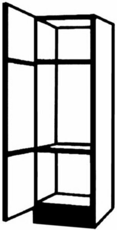 Kühlschrankumbau MATRIX - weiß Lacklaminat-weiß - 60 cm