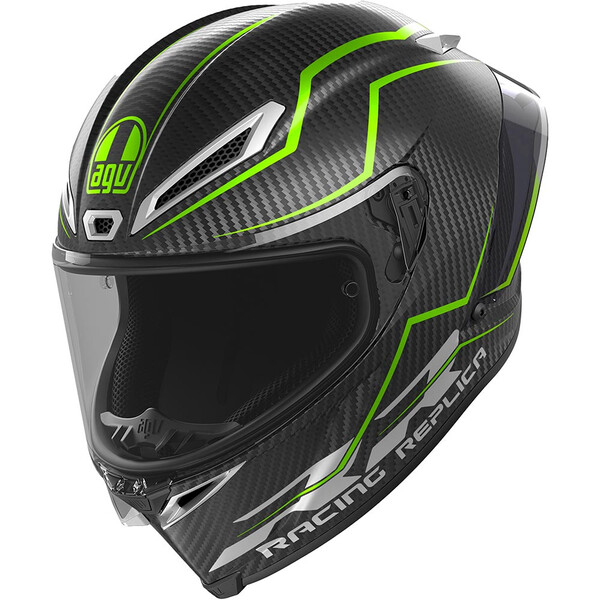 AGV - Casque Pista GP RR Performante Carbone / Vert