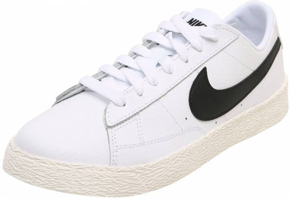 Nike Blazer Low (GS) leren sneakers wit zwart