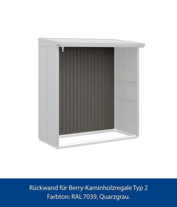 Hörmann Rückwand für Berry-Kaminholzregal