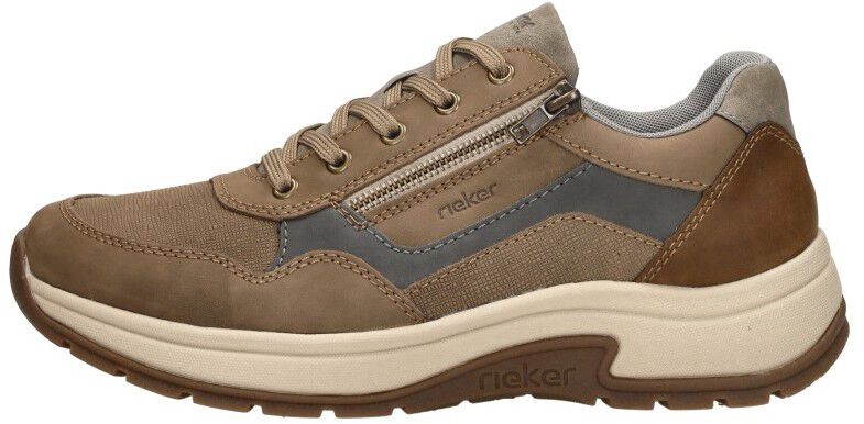 Rieker Veterschoenen Laag taupe