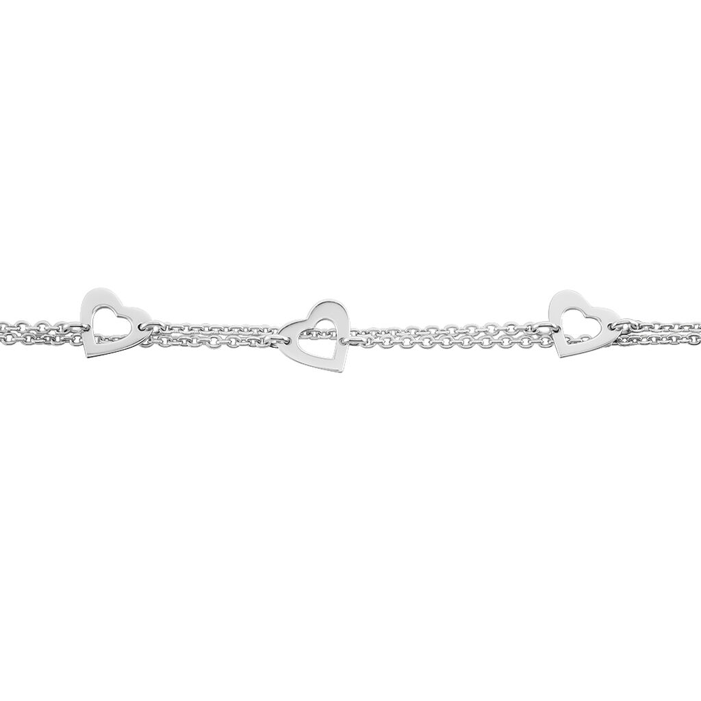 Bracelet Suzy Argent Blanc
