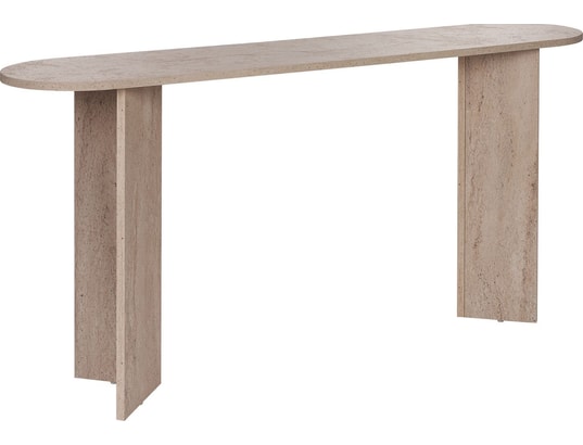 CONCEPT1 - Console Sira Travertin 150 x 35 x h75cm