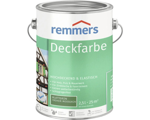 Remmers dekkende houtverf, bladgroen, 2,5 l