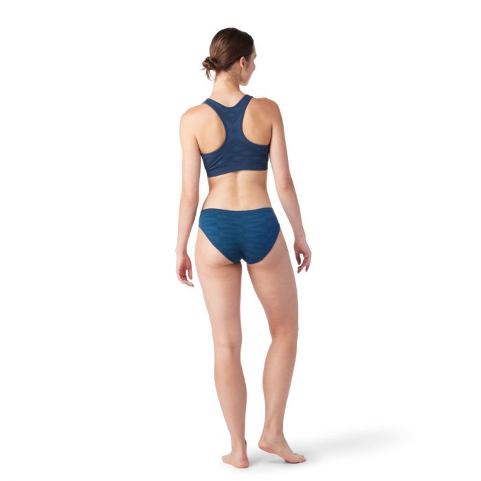 Smartwool Dame Undertøj og basislag Merino Sport Seamless Bikini Boxed Blå