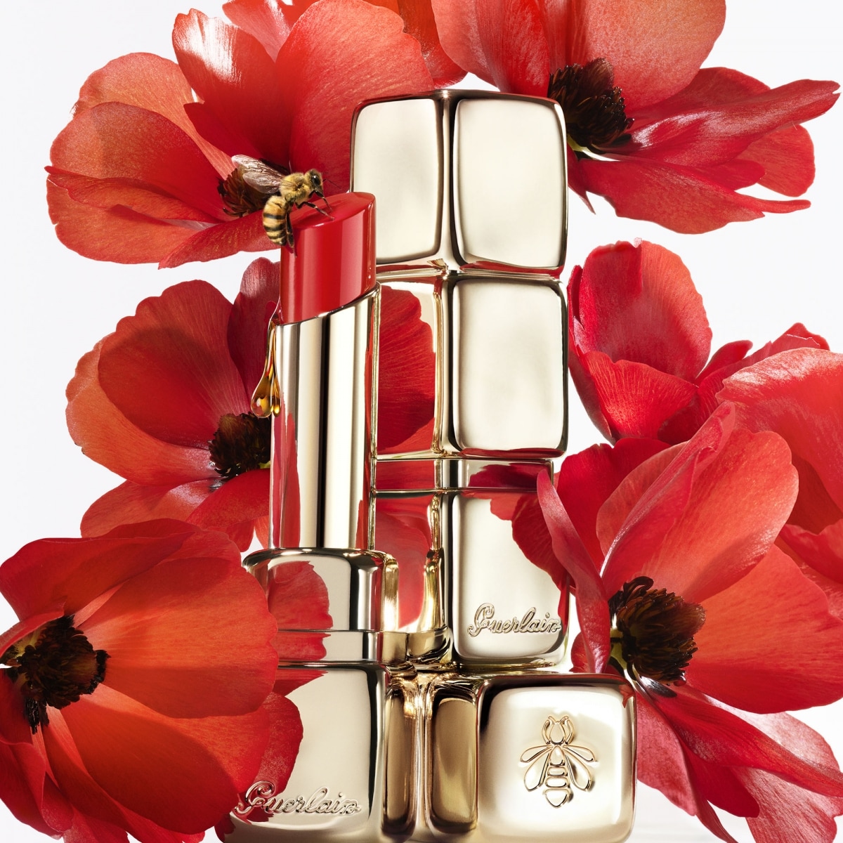 GUERLAIN KissKiss Bee Glow Baume teinté infusé en miel 98% d'origine naturelle
