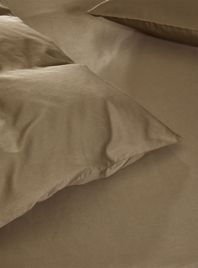 Høie Harmoni stonewashed pudebetræk gylden beige Gylden beige