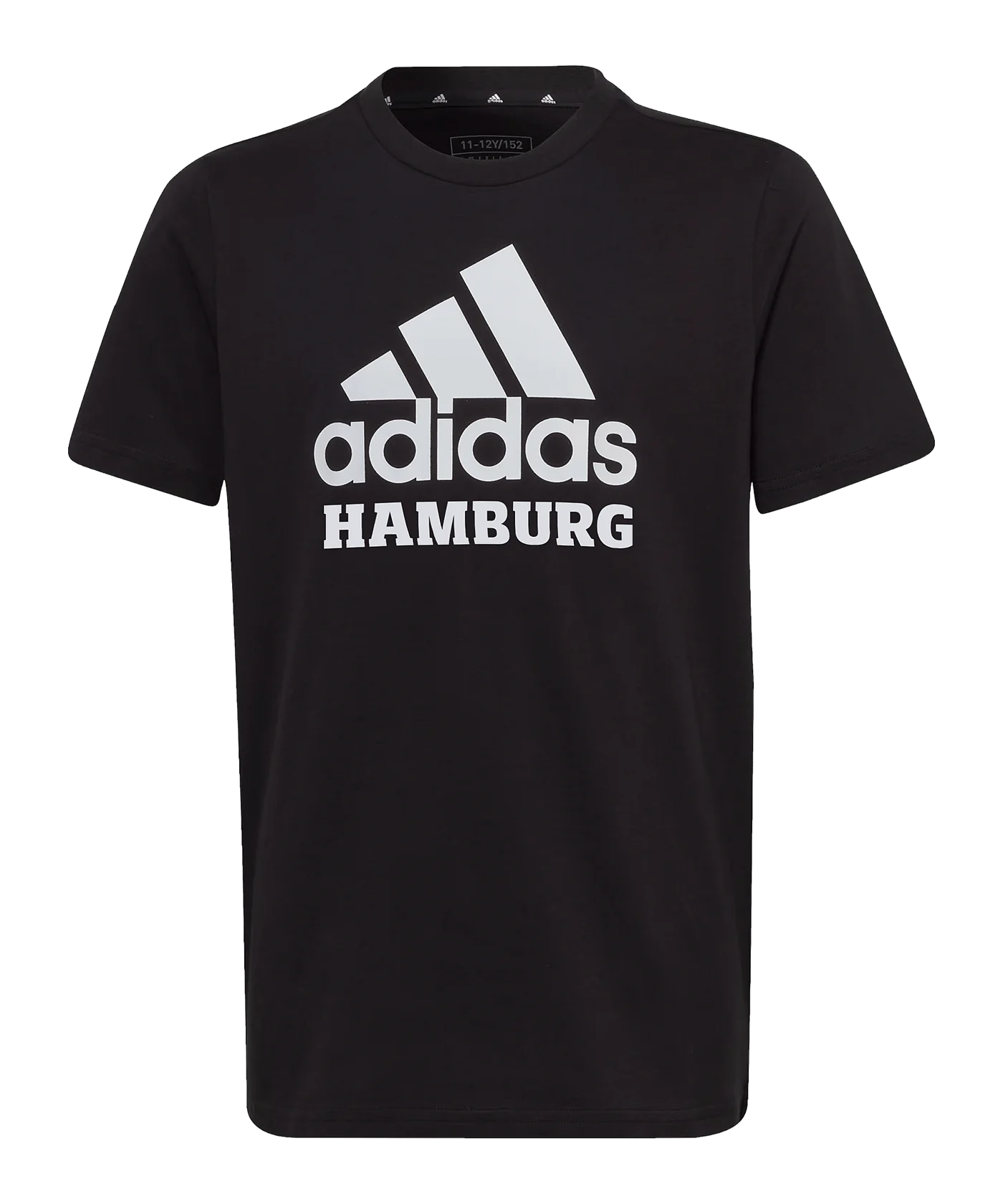 adidas Hamburger SV Big Logo T-Shirt Kids Schwarz