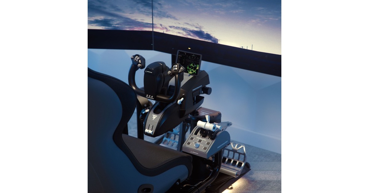 ThrustmasterTCA Yoke Pack Boeing Edition gaming set  (Zwart/grijs, Pc, Xbox One, Xbox Series X|S)