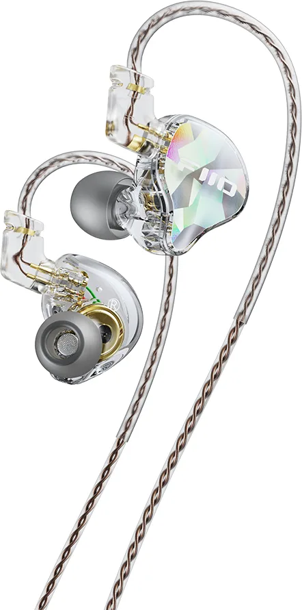 Fiio JD10 Transparent Écouteurs intra-auriculaires
