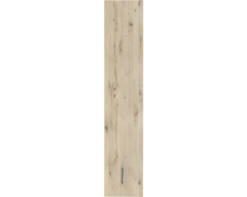Vintage eiken gelamineerd houten paneel met doorlopende lamellen 2000x400x20 mm