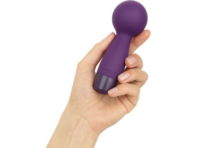 Amorelie Vibrator Joy Turn Mini-Wand-Massager Mini-Wand-Massage für die perfekte Stimulation des äusseren Hotspots