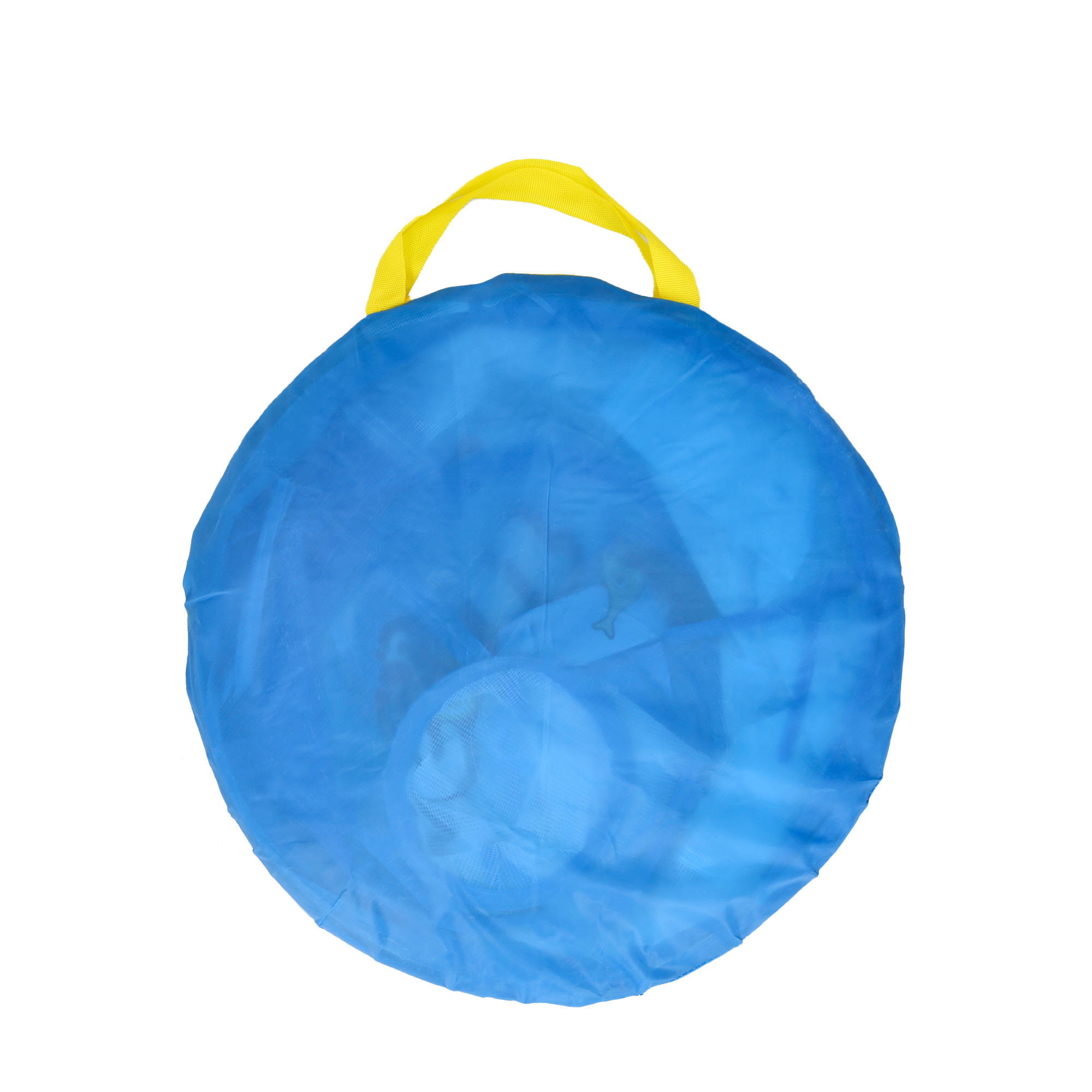 (270x90cm) Kinder Pop-Up Spielzelt Bällebad Spiel Tunnel mit Wurfkorb   Tragetasche - Meerestiere