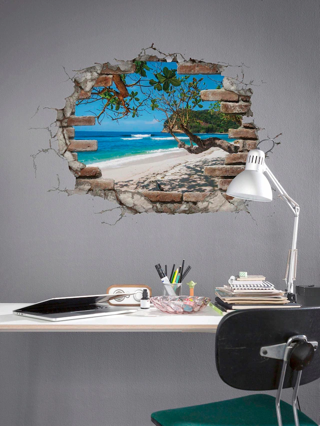 Komar Wandtattoo »Break Out - Grösse 50 x 70 cm« selbstklebend, Wandsticker
