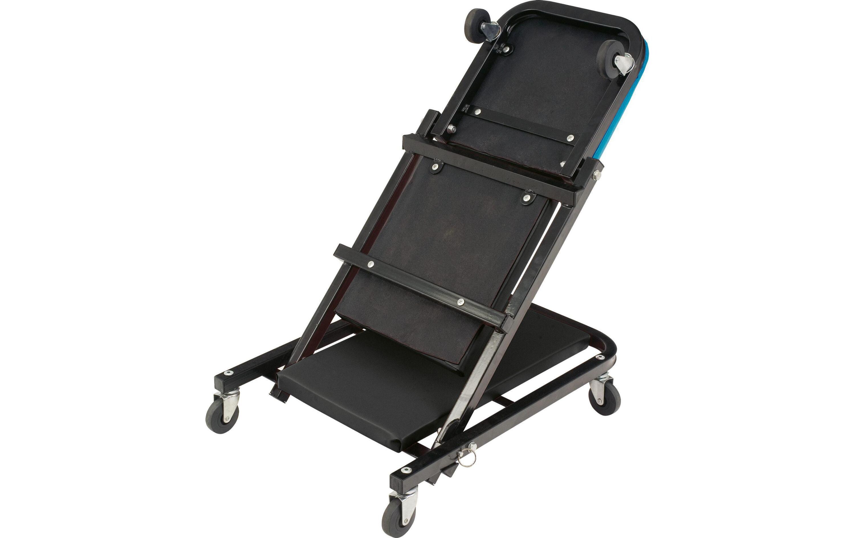 Liegepritsche 150 kg, klappbar<br>Roll-Liege und -Sitz in „Einem“