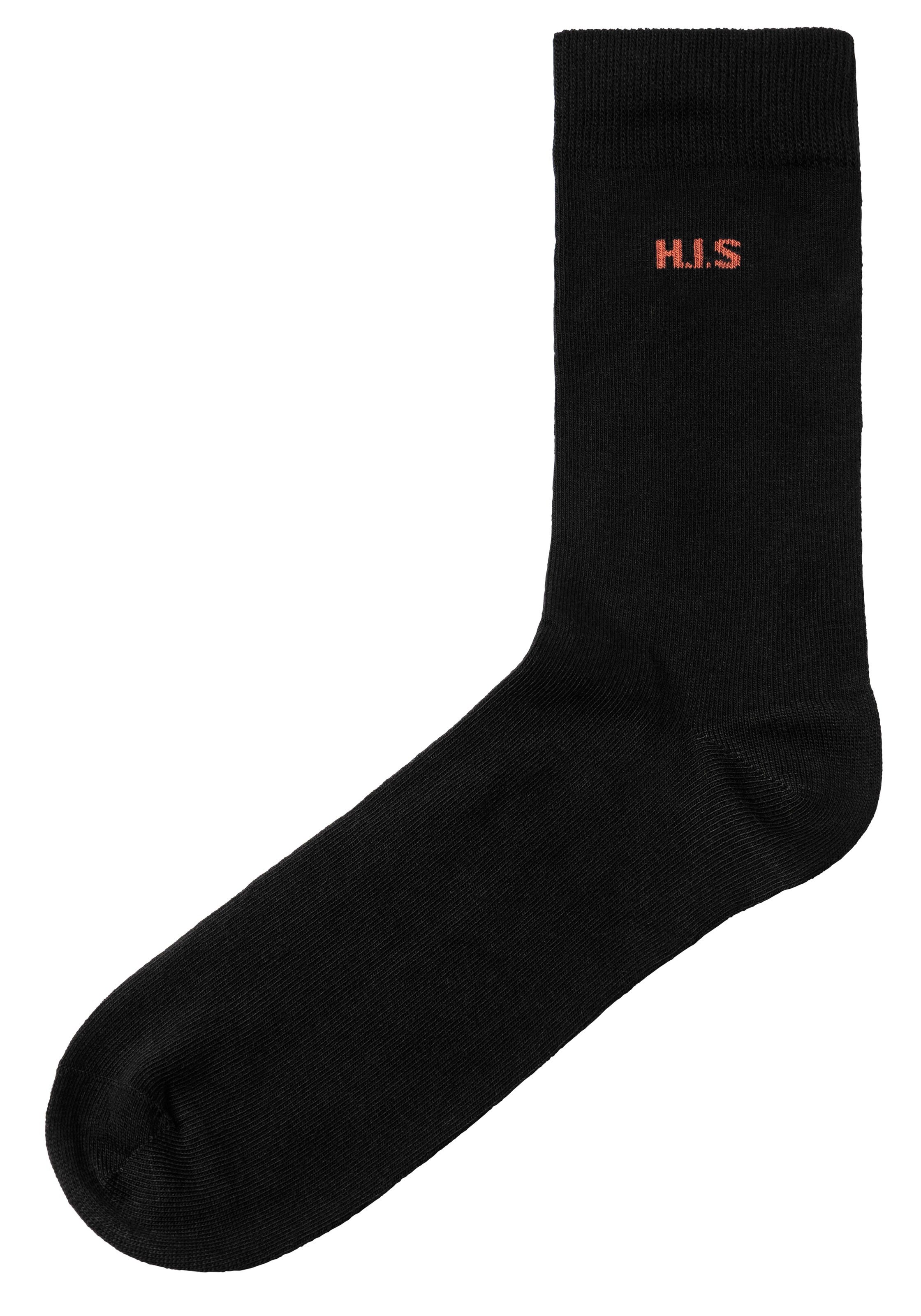 H.I.S Socken Packung, 10 Stk. tlg. mit farbigem Innenbund