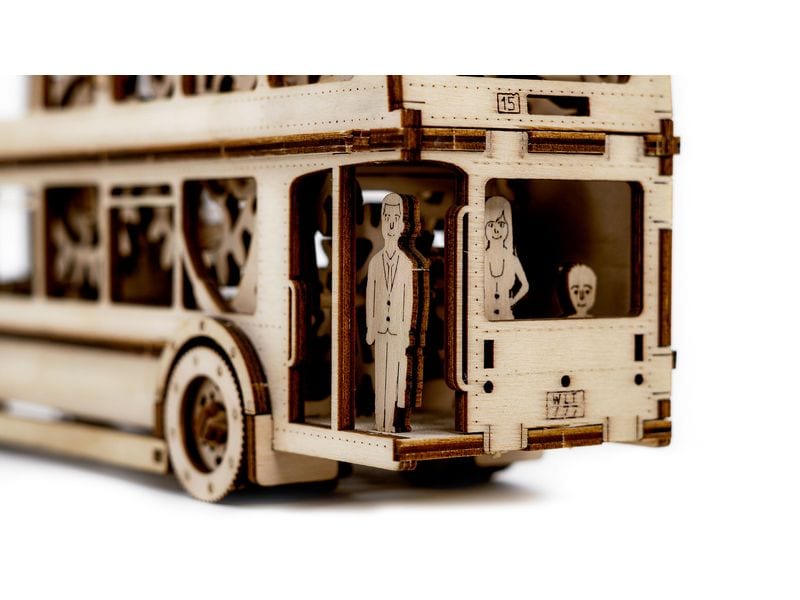 Revell Tiny Adventures – London Bus Holzbausatz Detailliertes London Bus Modell