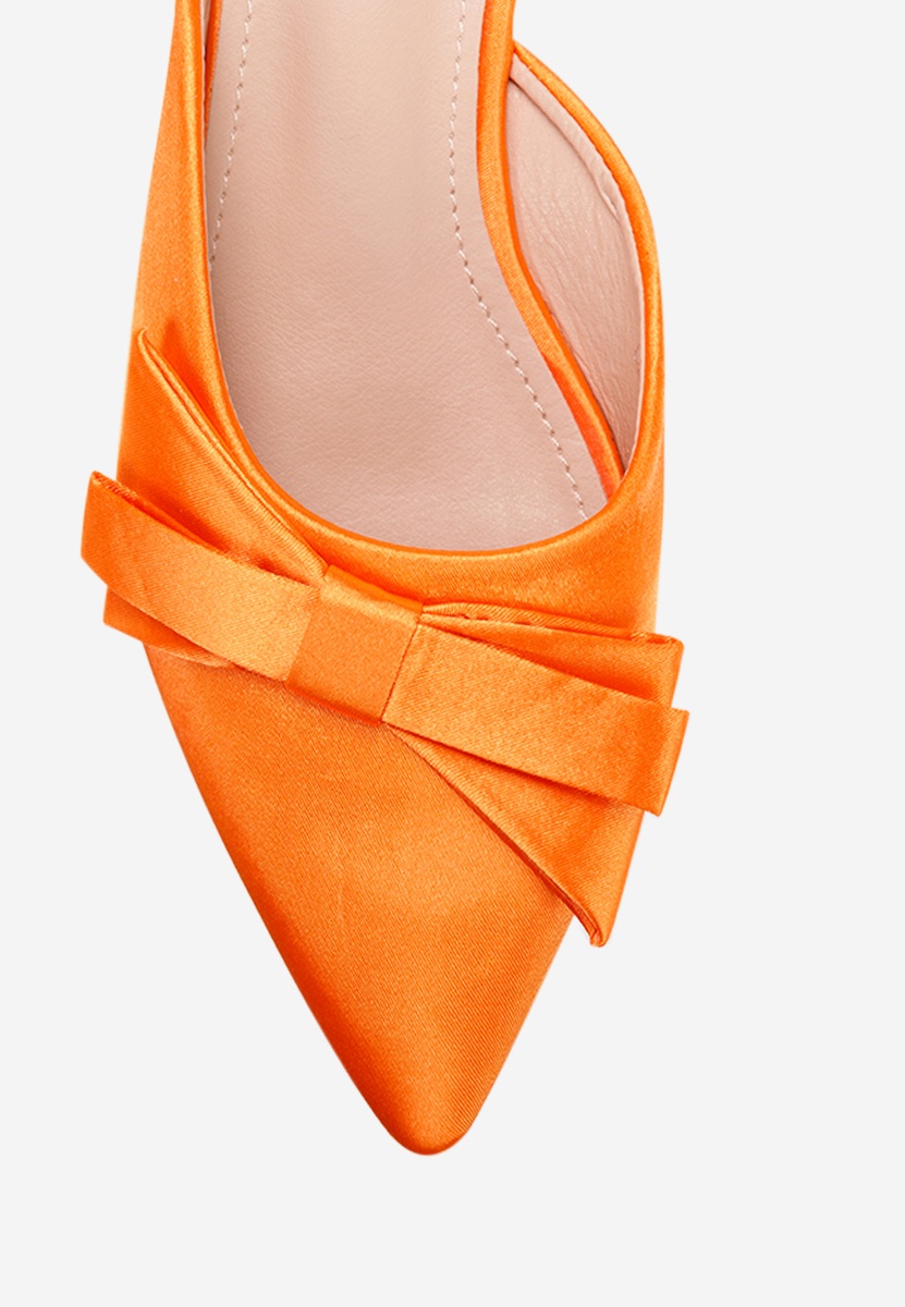 Pantoufles élégantes pour femme orange Ellera