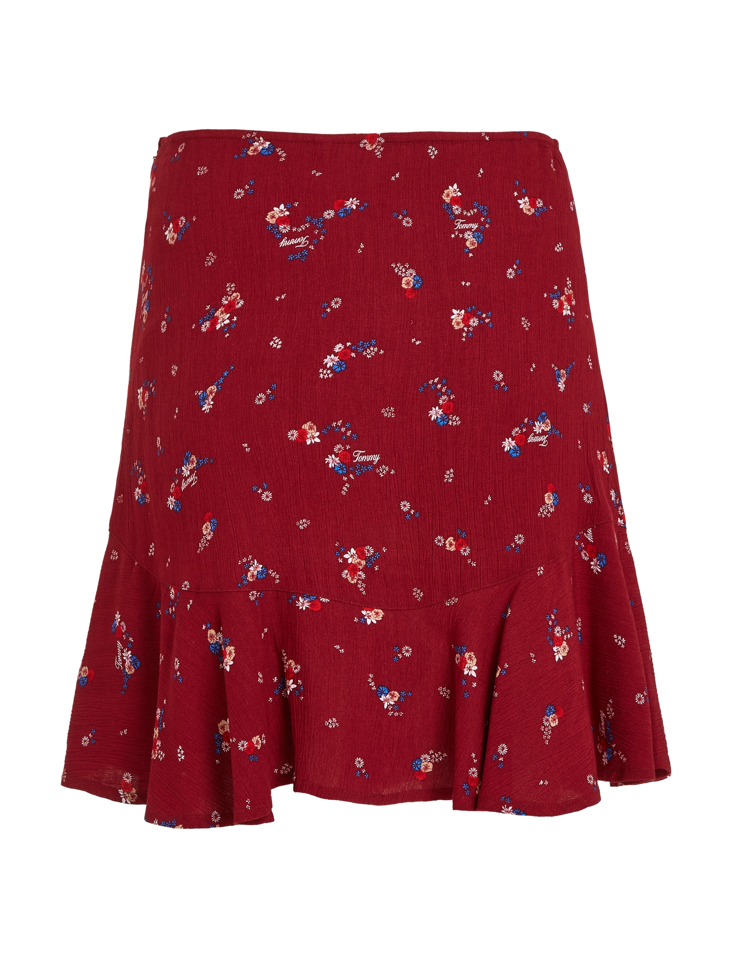Tommy Jeans Minirock »TJW FLORAL TIERED MINI SKIRT« Webrock mit Blumenprint