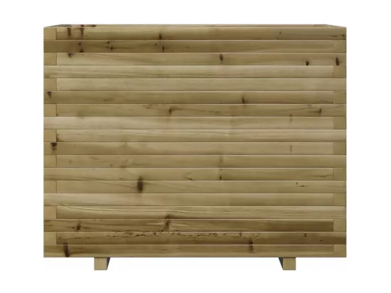 Jardinière bac lit surélevé bois marron 90 x 60 x 72.5 cm 02_0038039