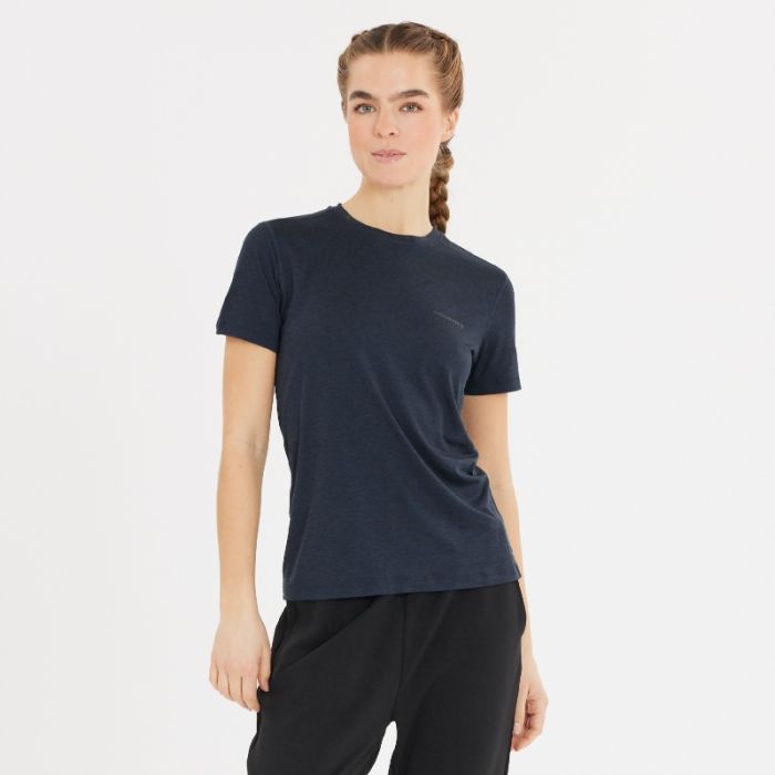 Endurance Dame T-shirts Alvaly Melange SS Tee Sort