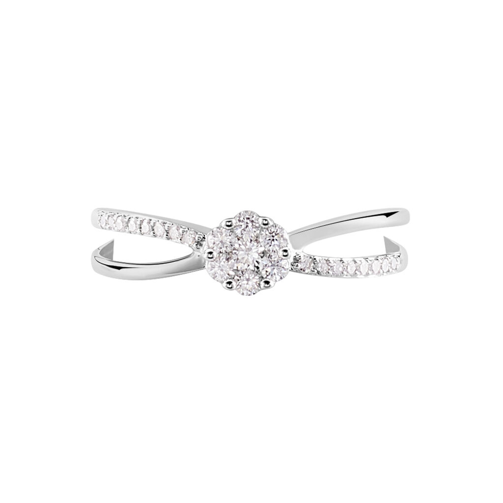 Bague Kuta Or Blanc Diamant
