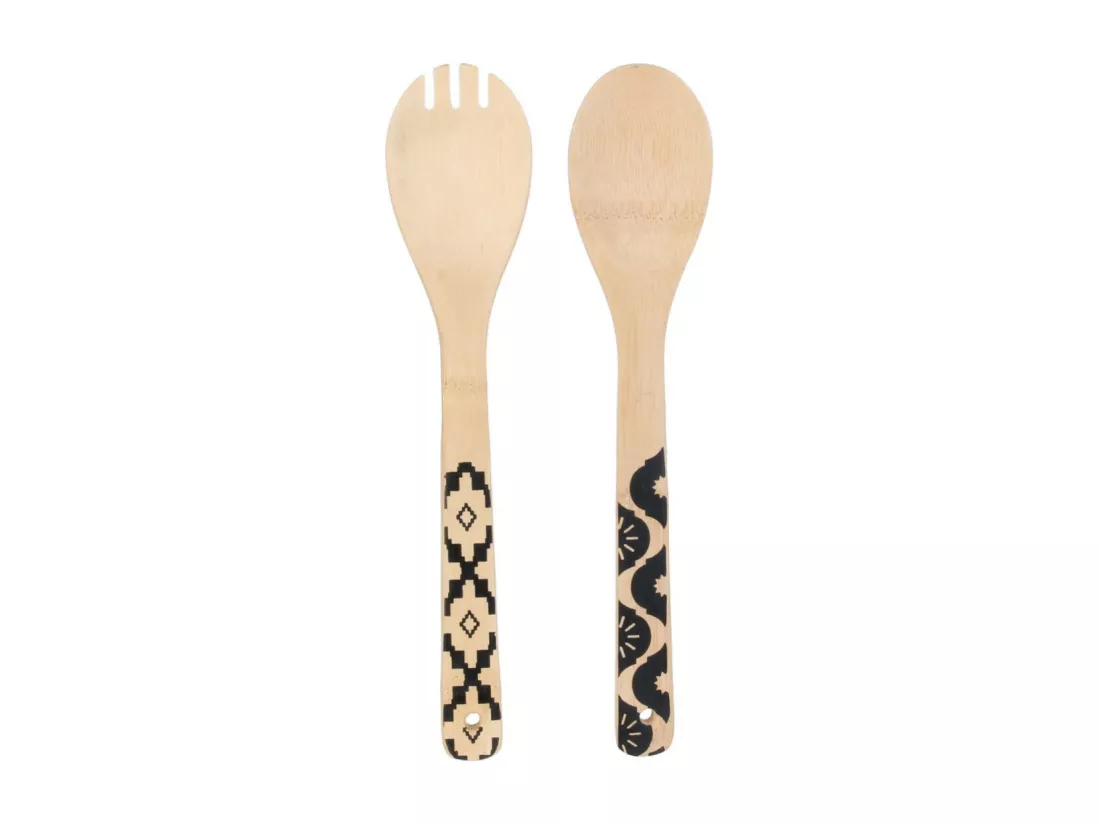 Couverts à Salade Bambou 