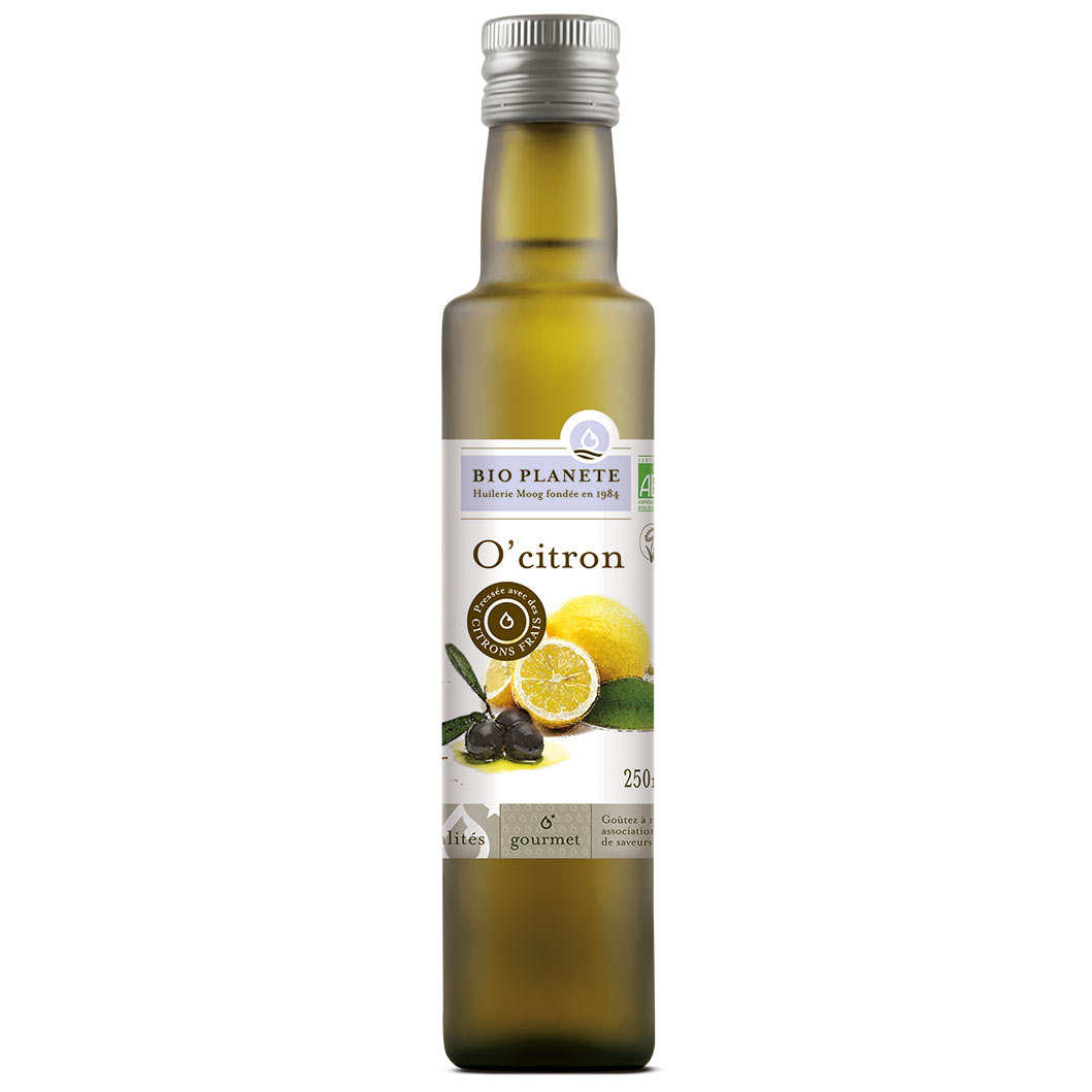 O'citron - Mélange d'huile d'olive et citron bio