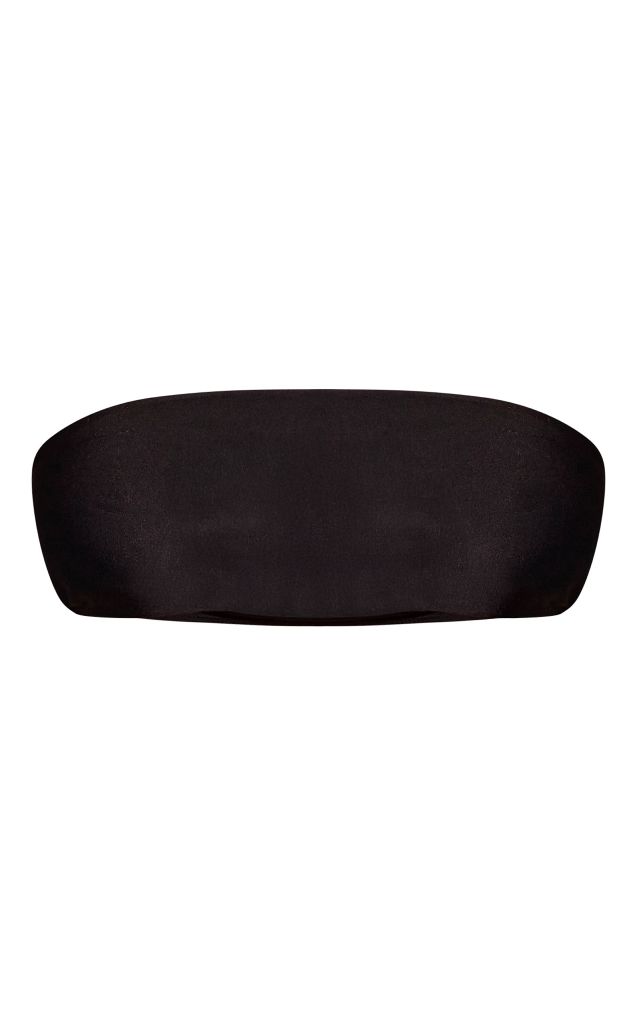 Noir Bas De Bikini Taille Haute Basique