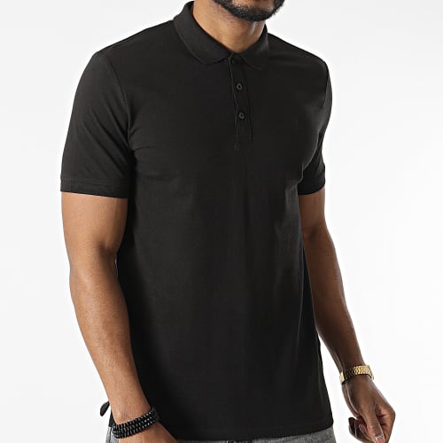 Polo A Manches Courtes Athen 21106488 Noir