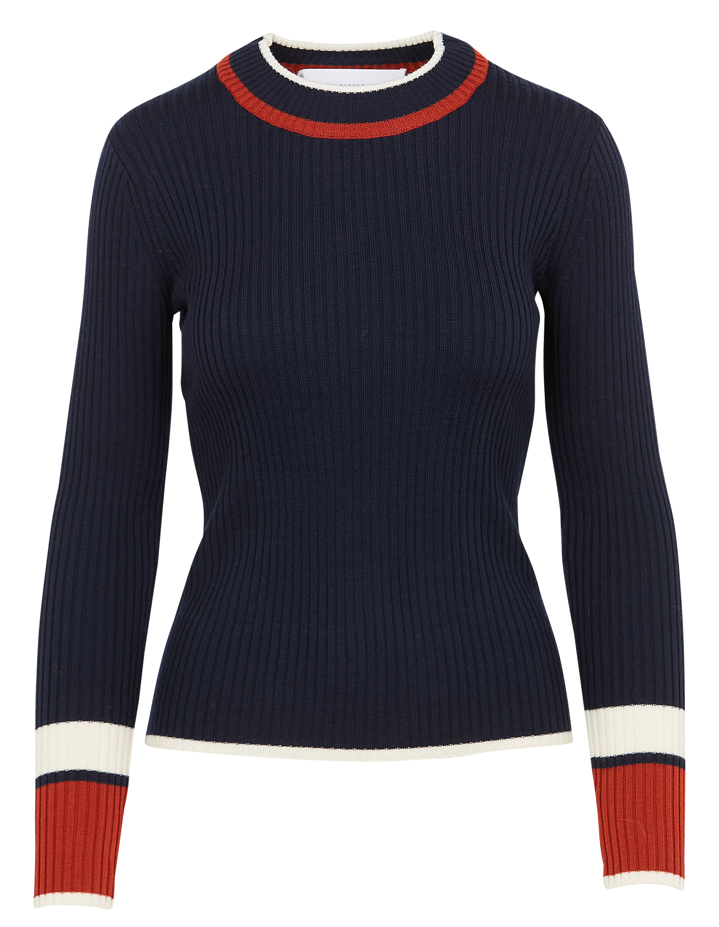 KIDDO - Pull col rond rayé en laine| Bleu