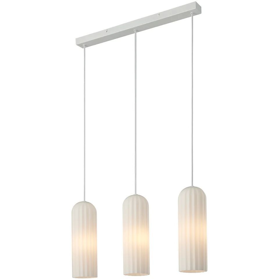 Nordlux MIELLA Hängeleuchte - Weiss / B: 52.0 cm x T: 10.0 cm x H: 30.0 cm