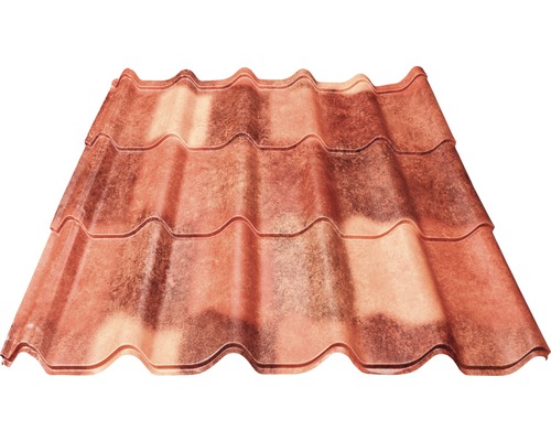 PRECIT metalen tegel Spaans Andalusië 1110 mm x 1170 mm x 0,5 mm