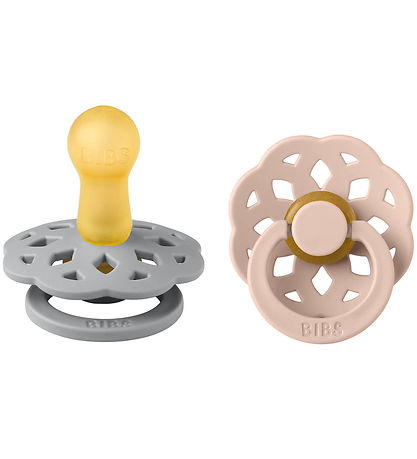 BIBS Böhmen Schnuller - 2er-Pack - Gr. 2 - Rund - Cloud/Blush