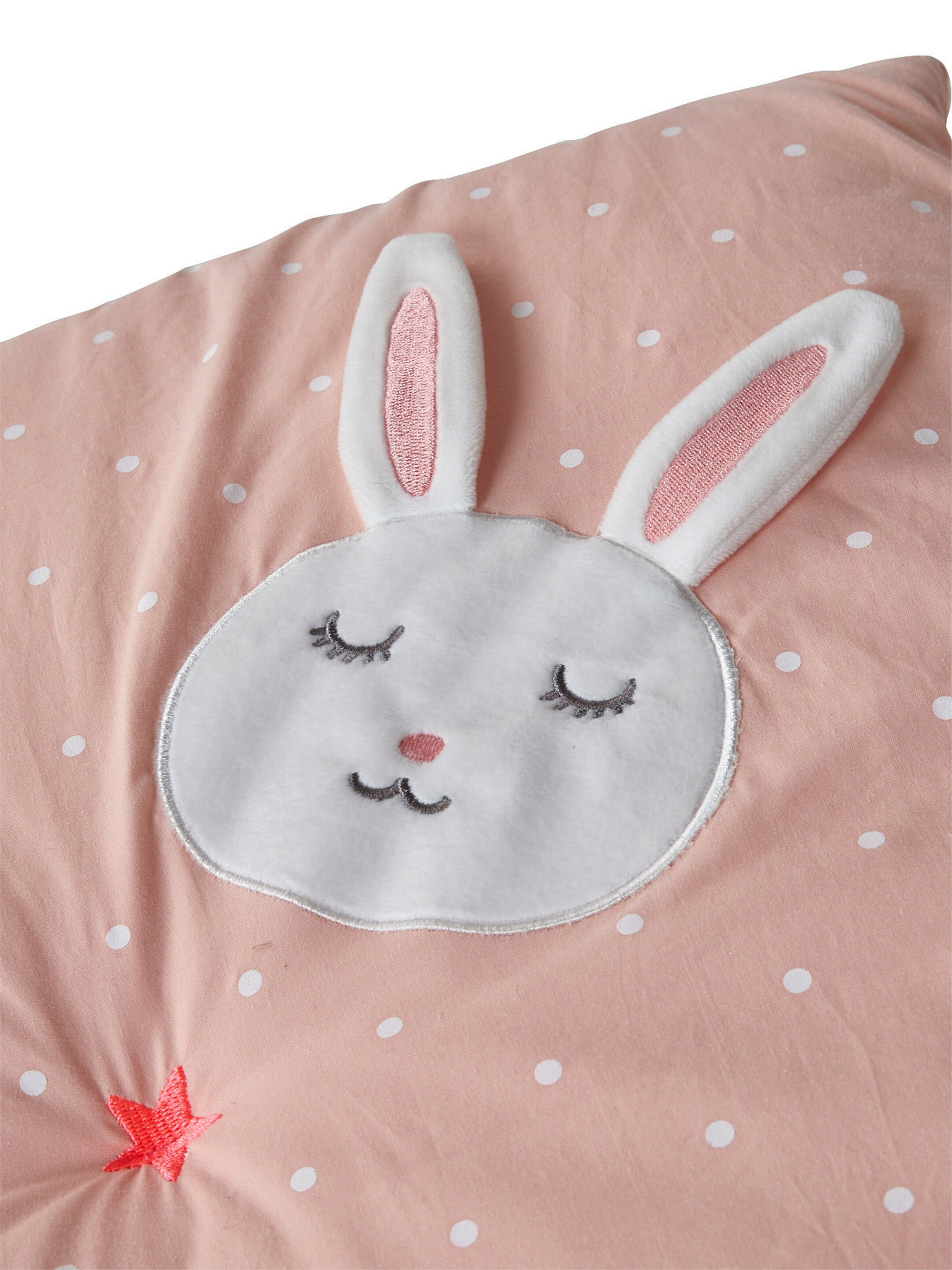 Vertbaudet Baby Activity-Decke SWEET FUN rosa bedruckt