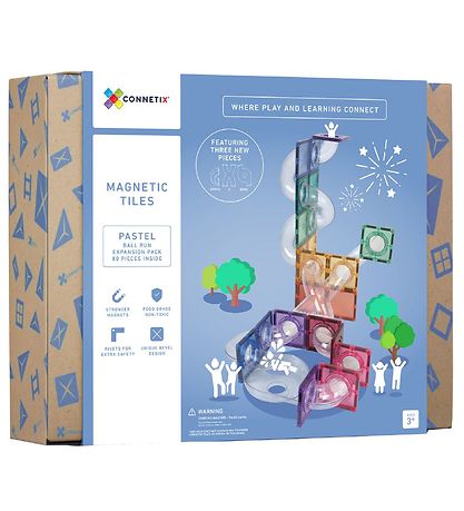 Connetix Magnets?t - Udvidelsespakke - 80 Dele - Ball Run