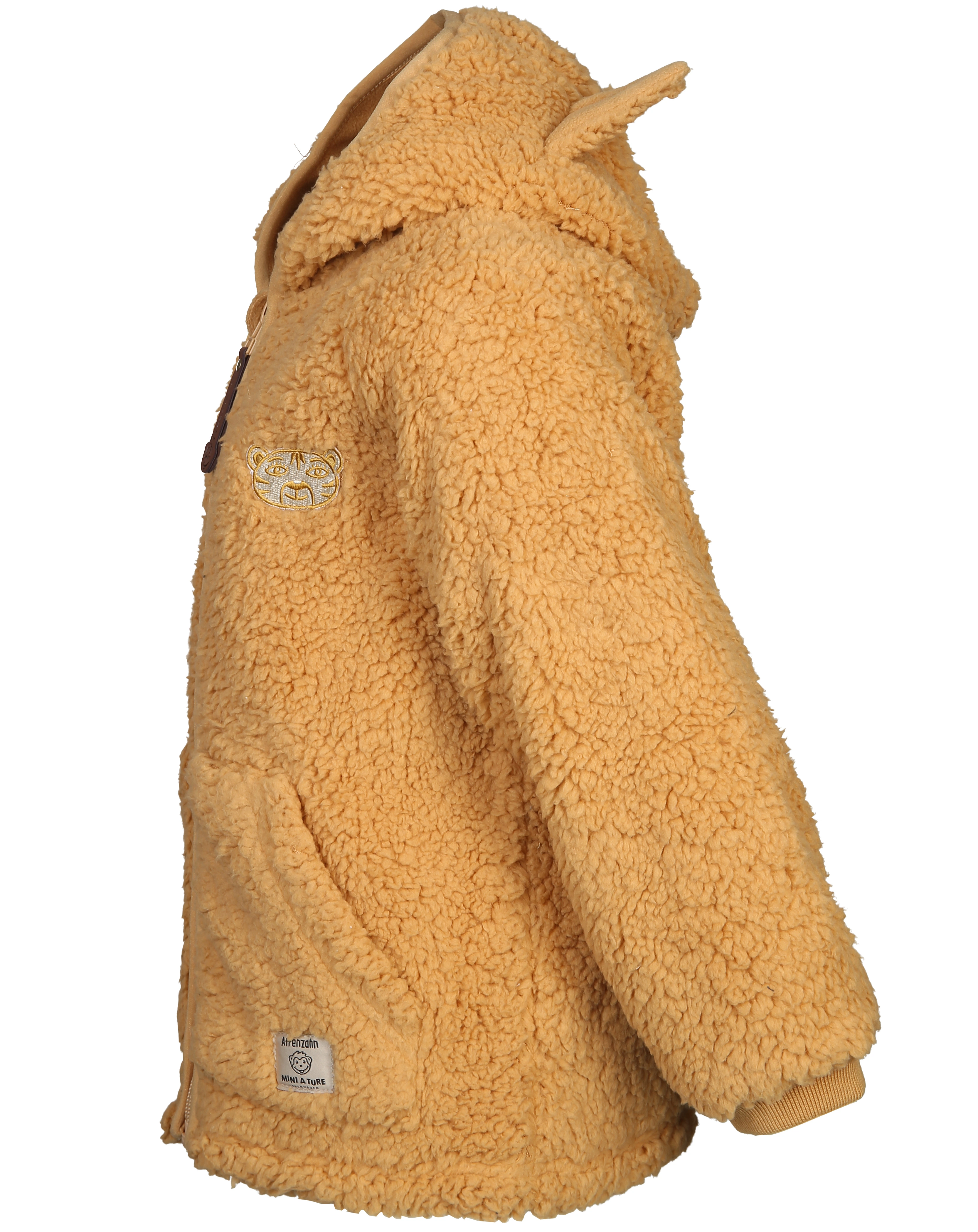 Fleece-Jacke AFFENZAHN MATANNO TIGER in taffy yellow