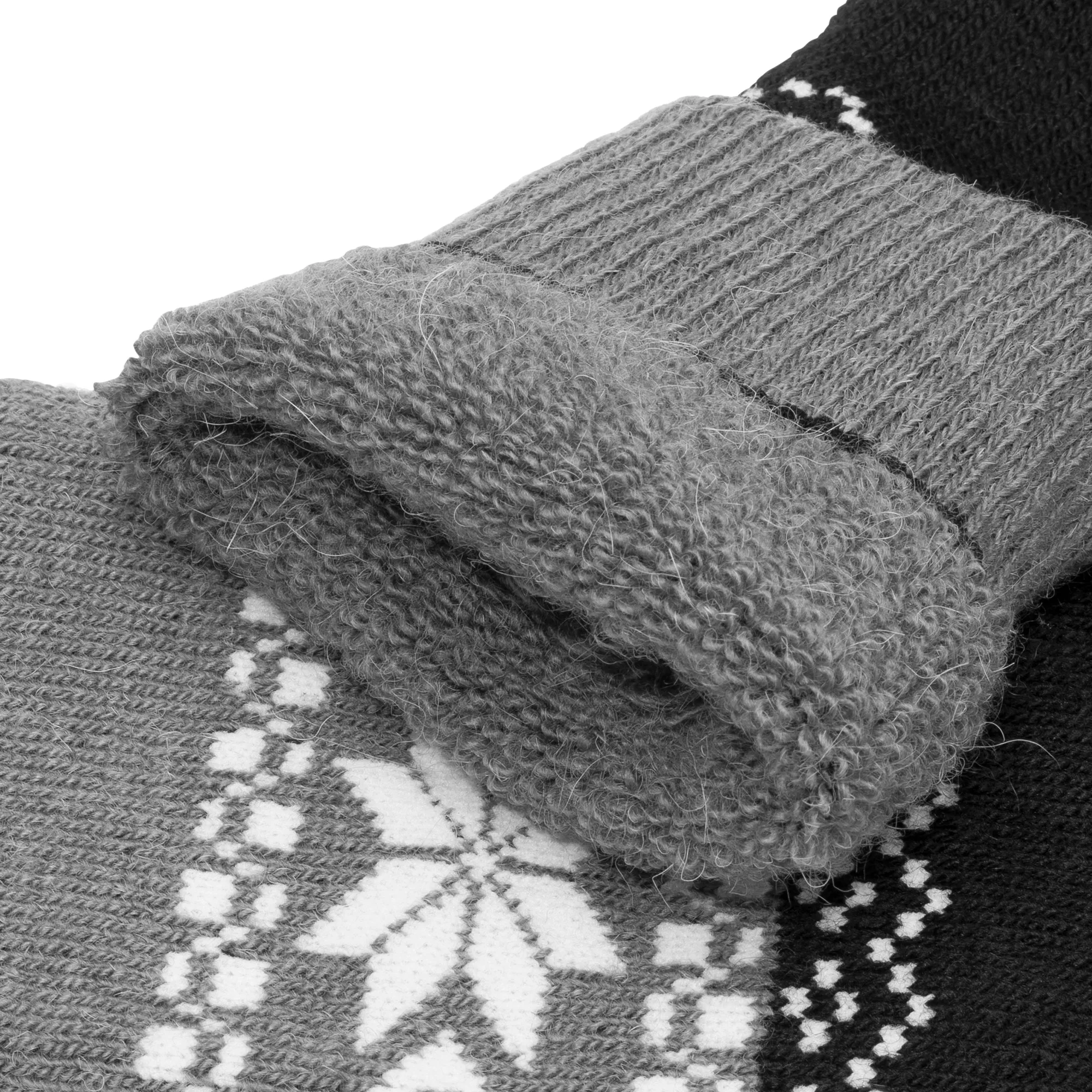 Gridarmor Alpacka Wool Heritage Socks 2p Adult Black Beauty