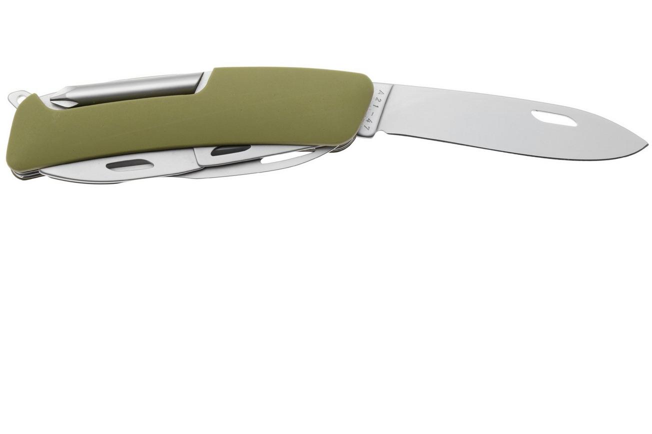Swiza D08 R AM, KNR.0126.1050, Olive, Zwitsers zakmes, 8 tools