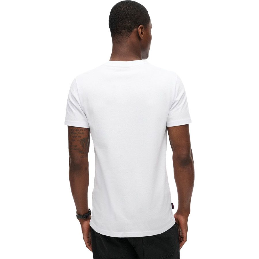 Superdry Essential Logo EMB T-Shirt Herren weiß