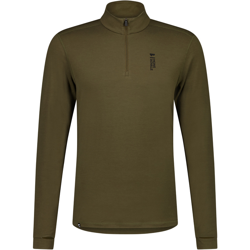 Mons Royale Herren Cascade Flex 200 1/4 Zip Longsleeve