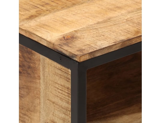 VIDAXL - Table de chevet 40x35x50 cm bois de manguier massif